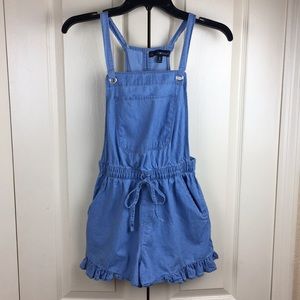 Derek Heart Short Jean Overall Size S
